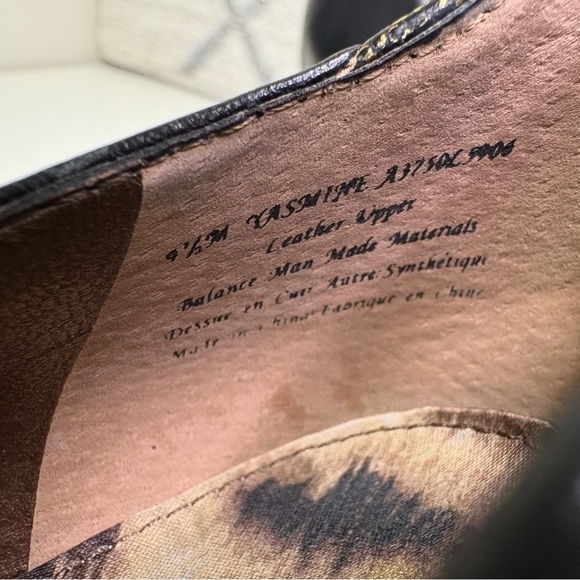 Sam Edelman Women’s 9.5 Black/Gold Heels Platform Leather Pumps Stiletto 4” Heel - Picture 6 of 10